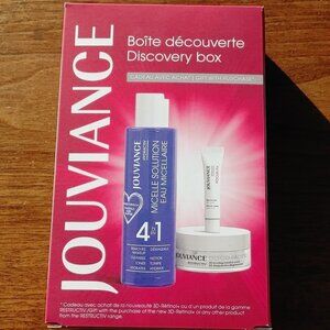 JOUVIANCE Discovery Box HYDROACTIV Micelle Solution Restructiv Glyco Pads FOCUS